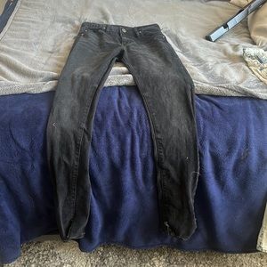 Custom rue 21 stacked rips jeans